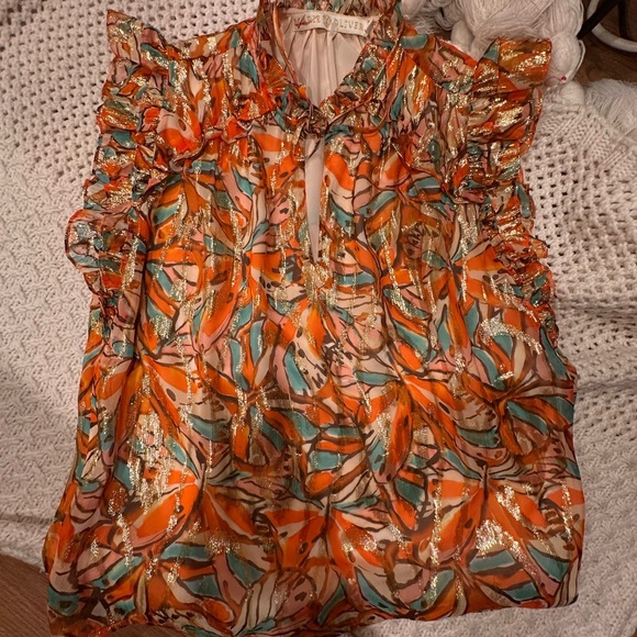 NWOT MARIE OLIVER WOMENS XS ELEGANT BLOUSE - Picture 8 of 13